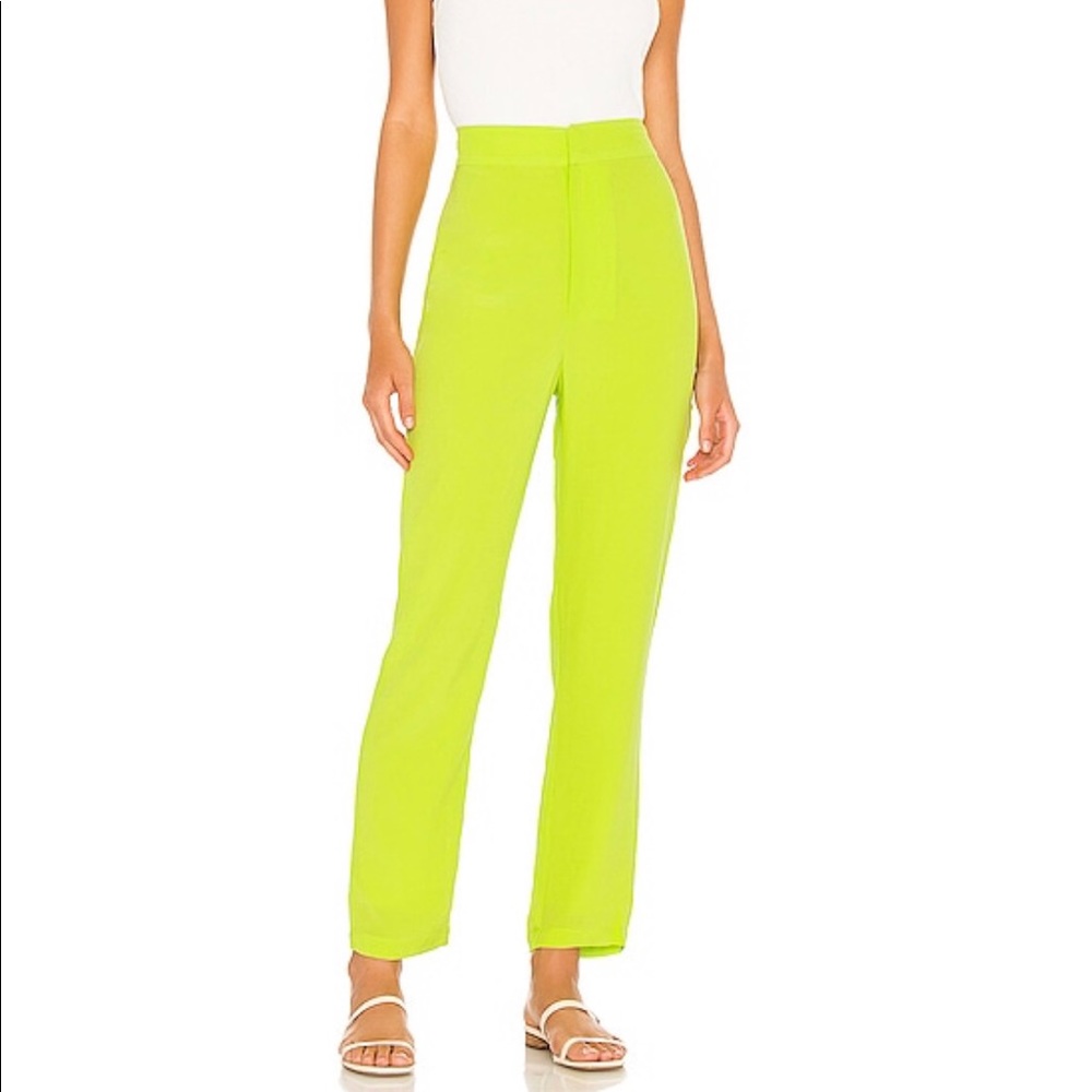 Lovers + Friends Lime Green Pants